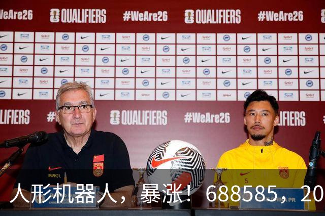 人形机器人，暴涨！688585，20cm涨停！